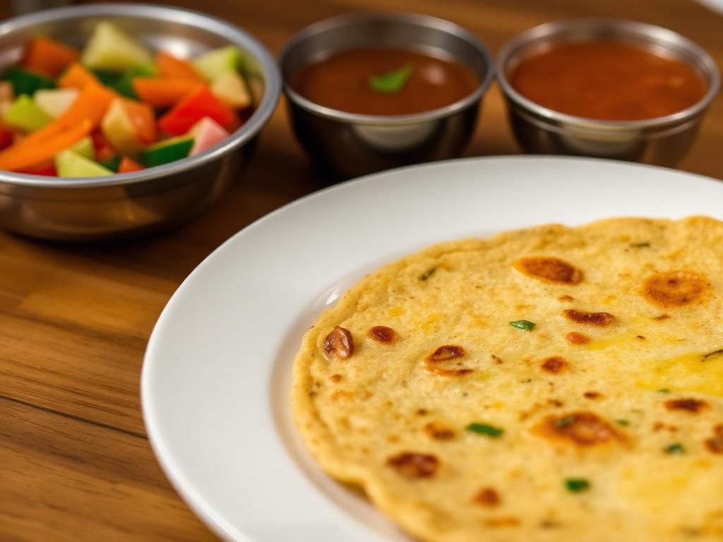 Vegetable besan cheela