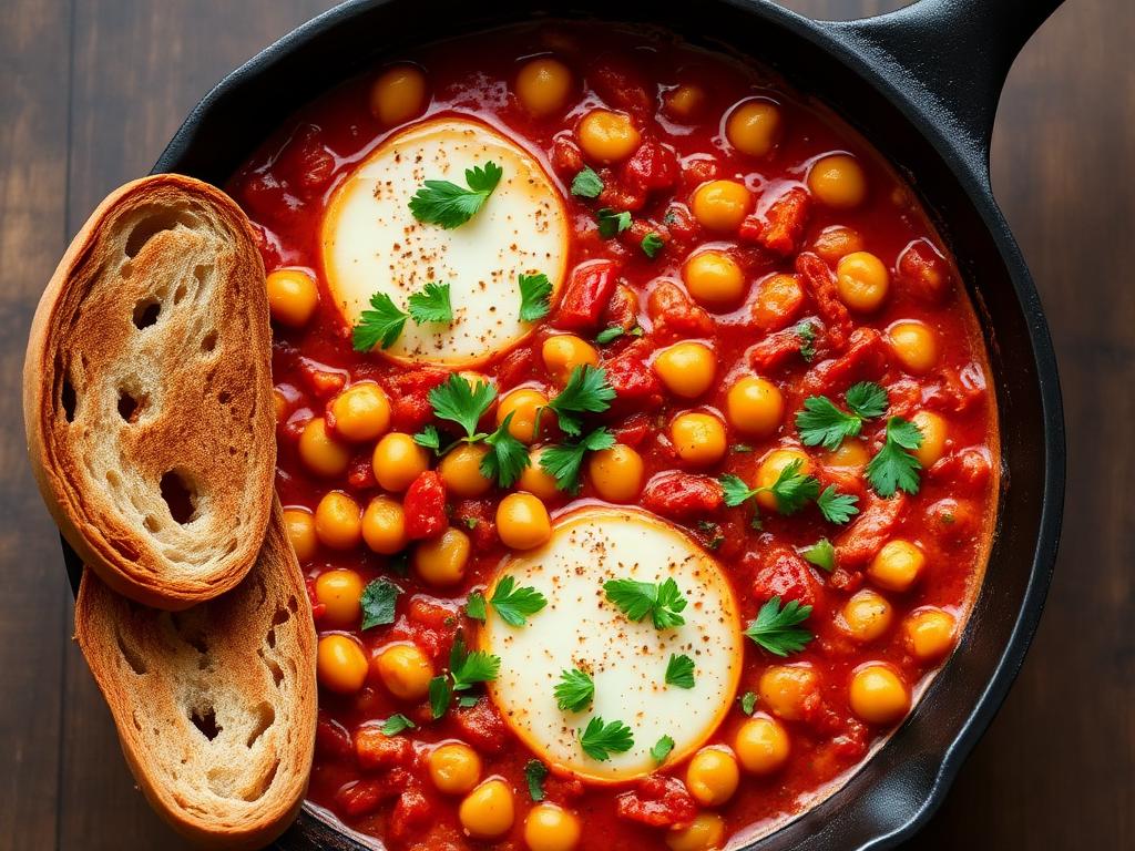 Chickpea shakshuka