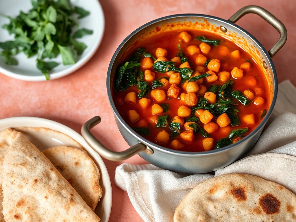 Harissa chickpea stew