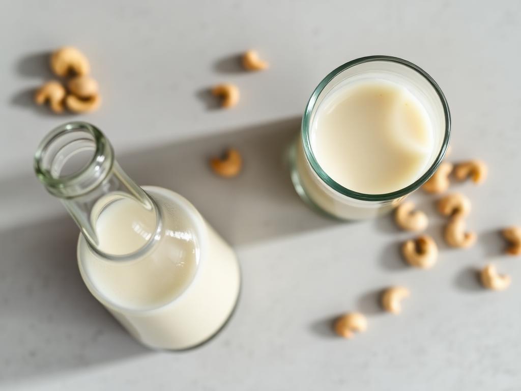 Homemade cashew milk