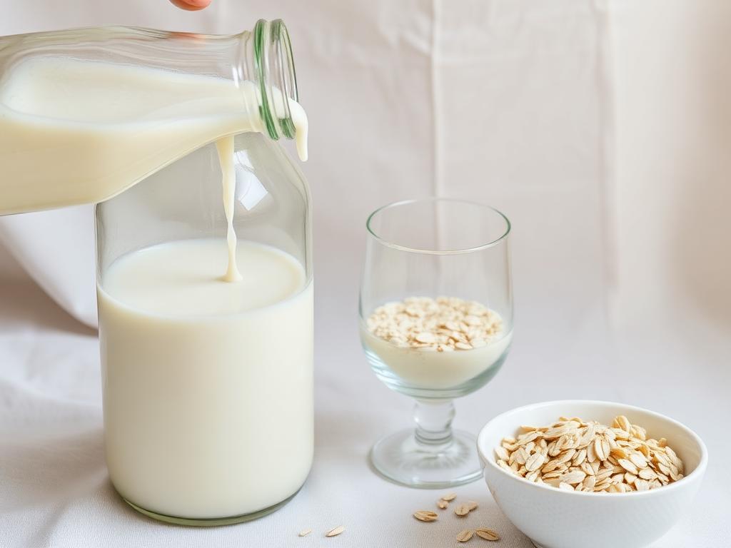 Homemade oat milk