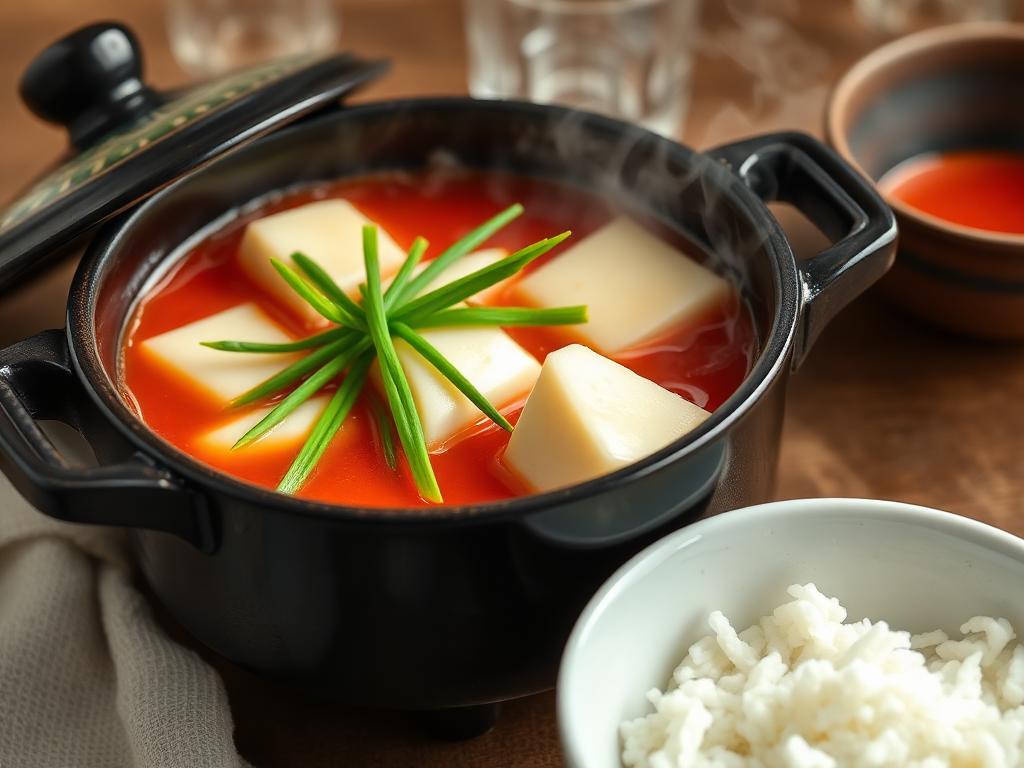 Korean soft tofu stew